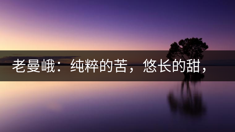 老曼峨：純粹的苦，悠長的甜，茶之本味也