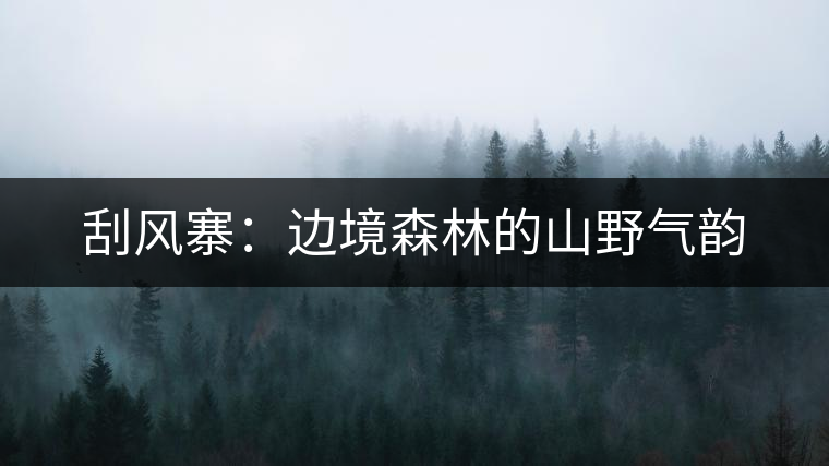 刮風(fēng)寨:邊境森林的山野氣韻 刮風(fēng)寨:邊境森林的山野氣韻