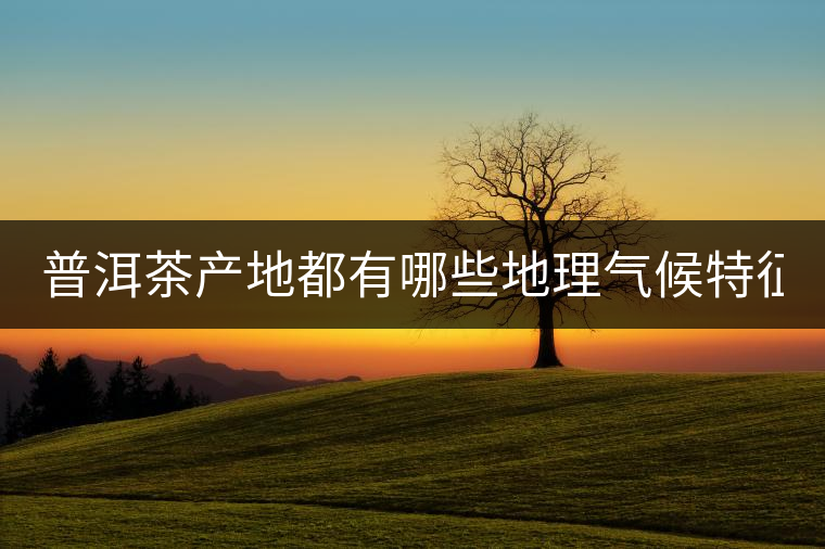 普洱茶產(chǎn)地都有哪些地理氣候特征？