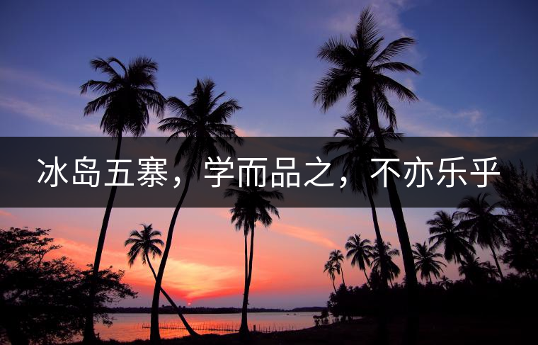 冰島五寨，學(xué)而品之，不亦樂乎