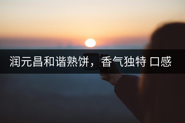 潤元昌和諧熟餅，香氣獨特 口感厚實