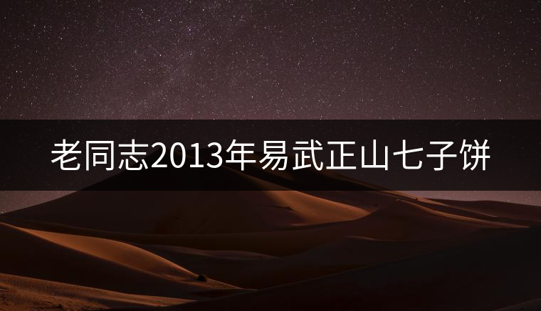 老同志2013年易武正山七子餅 老同志2013年易武正山七子餅