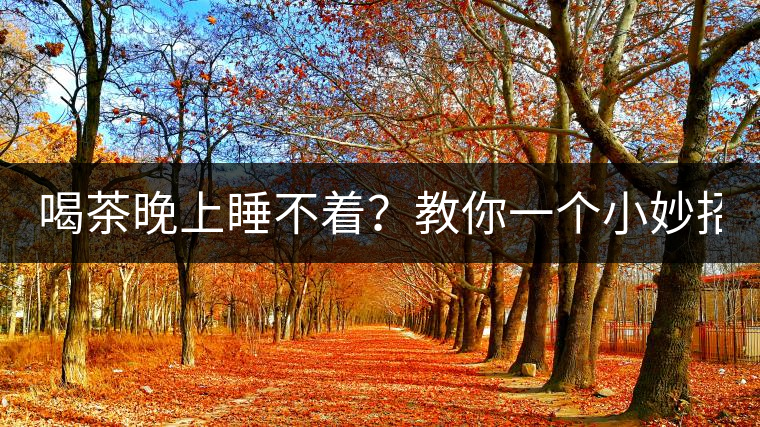 喝茶晚上睡不著？教你一個(gè)小妙招！