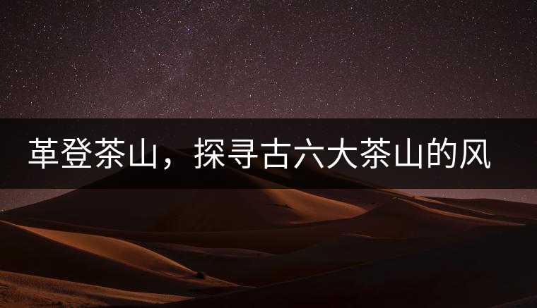 革登茶山，探尋古六大茶山的風(fēng)采