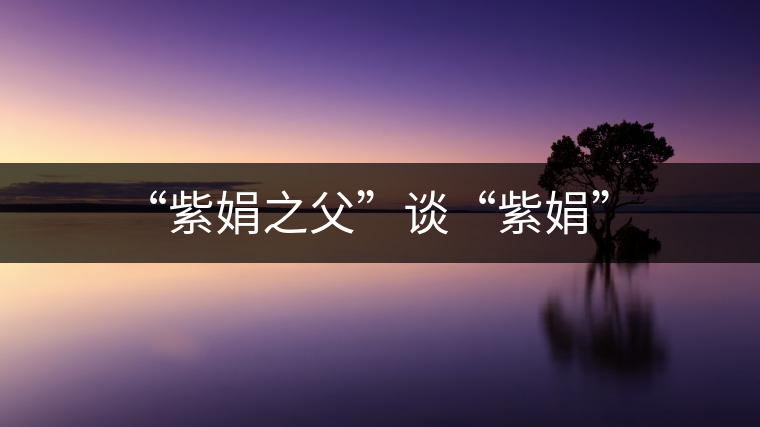 “紫娟之父”談“紫娟”