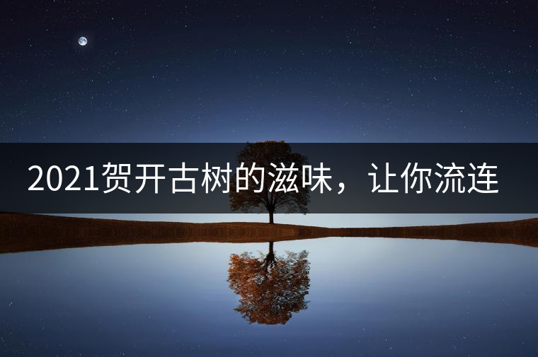 2021賀開古樹的滋味，讓你流連忘返