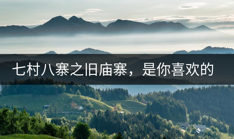 七村八寨之舊廟寨，是你喜歡的易武味嗎？