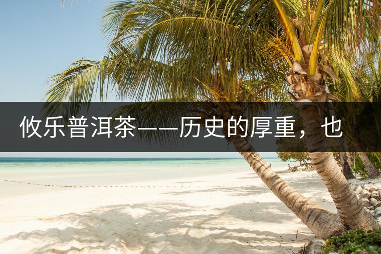 攸樂普洱茶——歷史的厚重，也藏不住山里的陣陣茶香