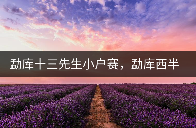 勐庫十三先生小戶賽，勐庫西半山的名寨