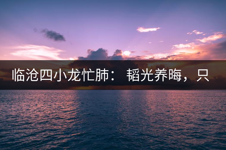 臨滄四小龍忙肺： 韜光養(yǎng)晦，只為綻放！