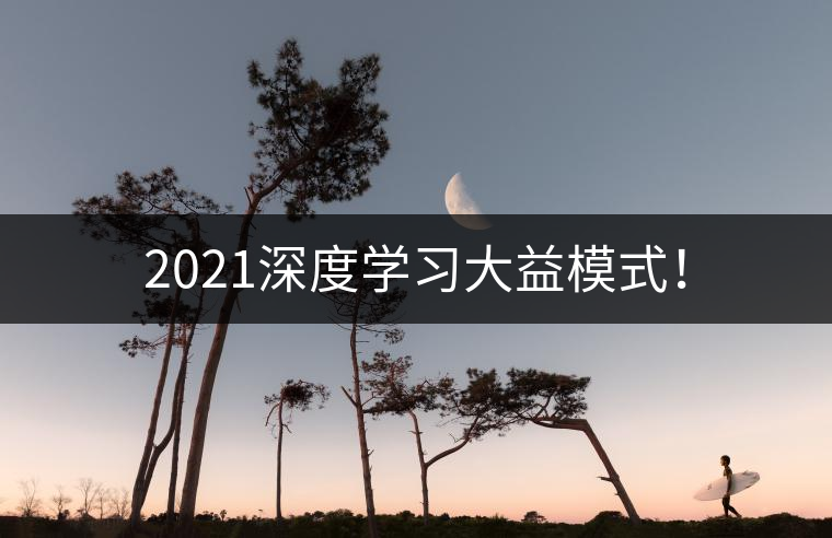 2021深度學(xué)習(xí)大益模式！