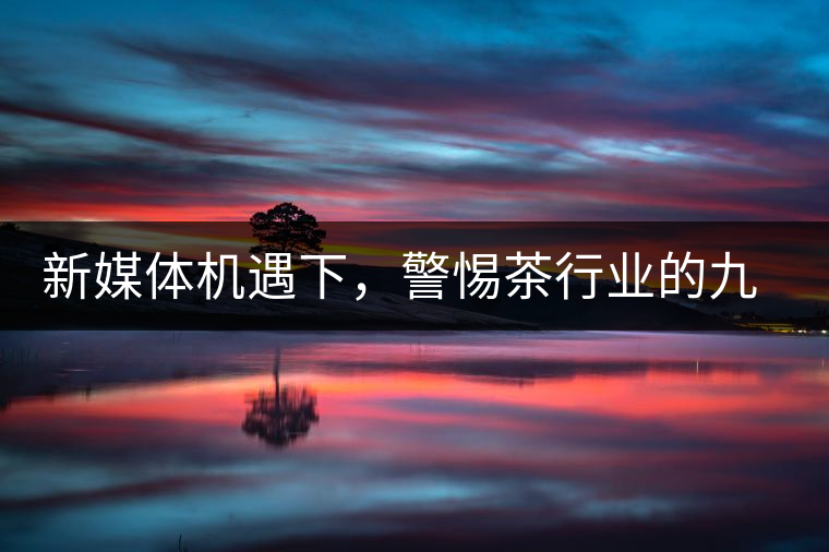 新媒體機(jī)遇下，警惕茶行業(yè)的九大危機(jī)