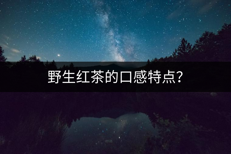 野生紅茶的口感特點(diǎn)？