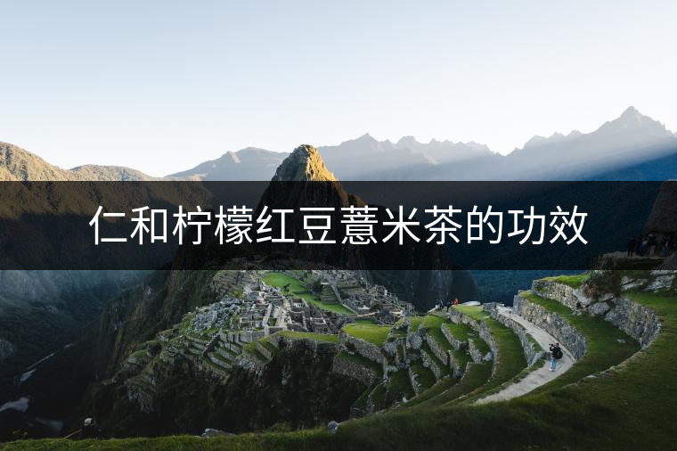 仁和檸檬紅豆薏米茶的功效 仁和檸檬紅豆薏米茶的功效