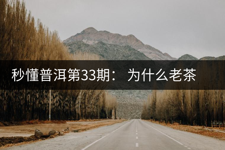 秒懂普洱第33期： 為什么老茶客都喜歡用紫砂壺泡普洱茶？