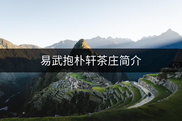 易武抱樸軒茶莊簡(jiǎn)介