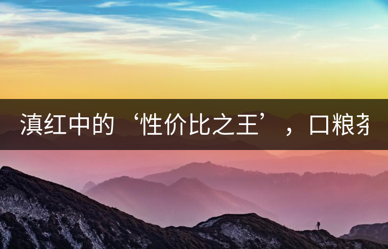 滇紅中的‘性價(jià)比之王’，口糧茶首選！