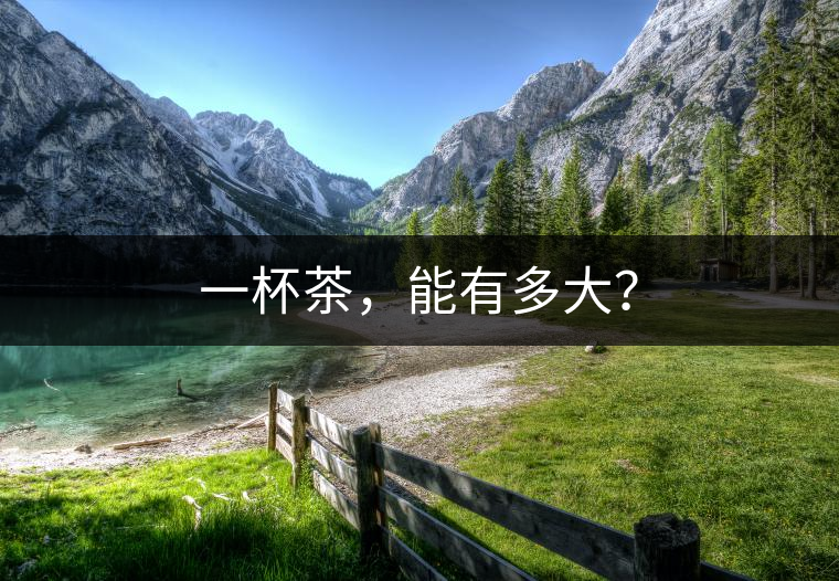 一杯茶，能有多大？
