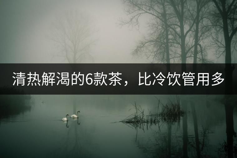 清熱解渴的6款茶，比冷飲管用多了！
