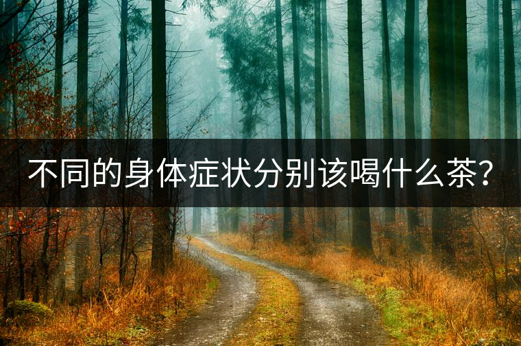 不同的身體癥狀分別該喝什么茶？