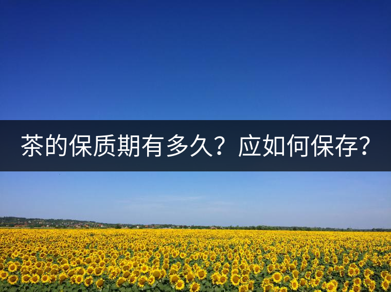 茶的保質(zhì)期有多久？應(yīng)如何保存？