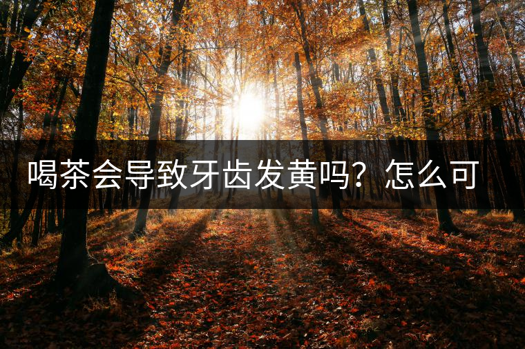 喝茶會導(dǎo)致牙齒發(fā)黃嗎？怎么可以改善？