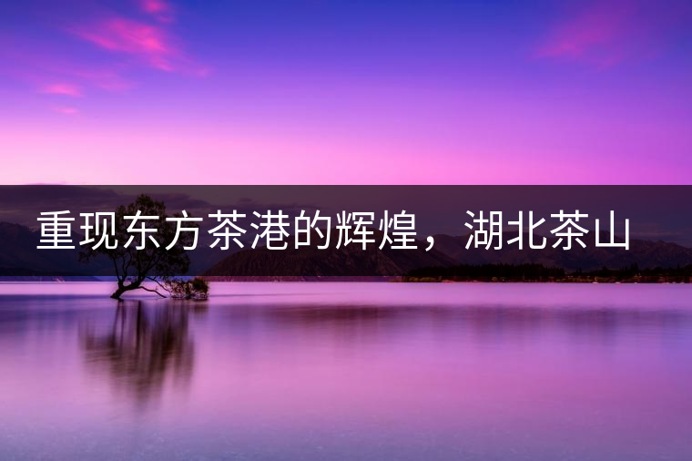 重現(xiàn)東方茶港的輝煌，湖北茶山分布介紹