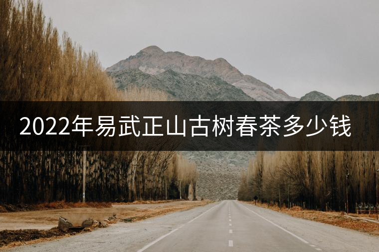 2022年易武正山古樹春茶多少錢一公斤？