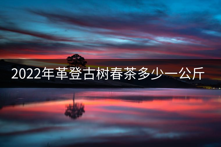 2022年革登古樹(shù)春茶多少一公斤？