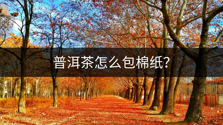 普洱茶怎么包棉紙？