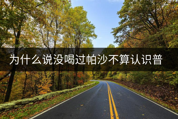 為什么說沒喝過帕沙不算認(rèn)識普洱茶？