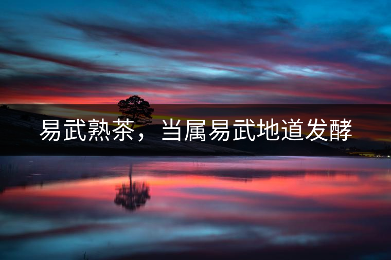 易武熟茶，當(dāng)屬易武地道發(fā)酵