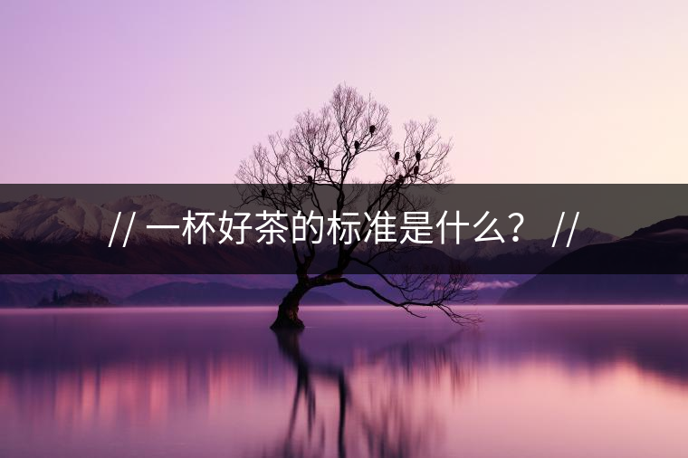 http:// 一杯好茶的標(biāo)準(zhǔn)是什么？ //