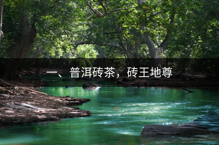 一、普洱磚茶，磚王地尊