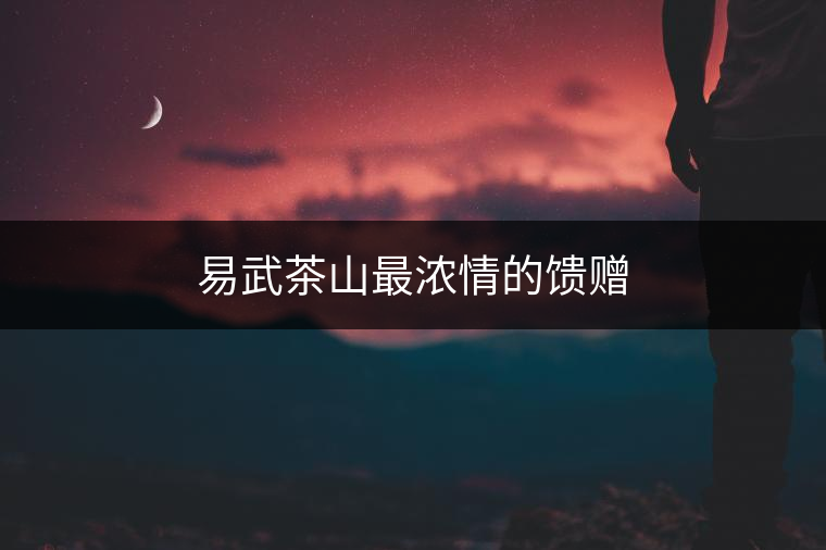 易武茶山最濃情的饋贈 易武茶山最濃情的饋贈