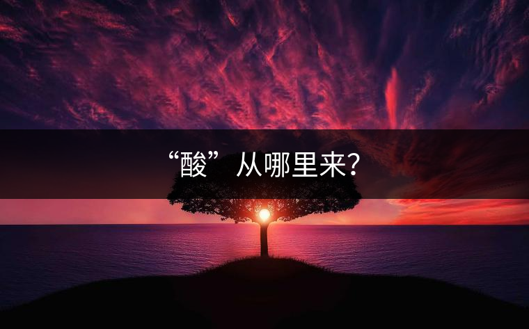 “酸”從哪里來(lái)？