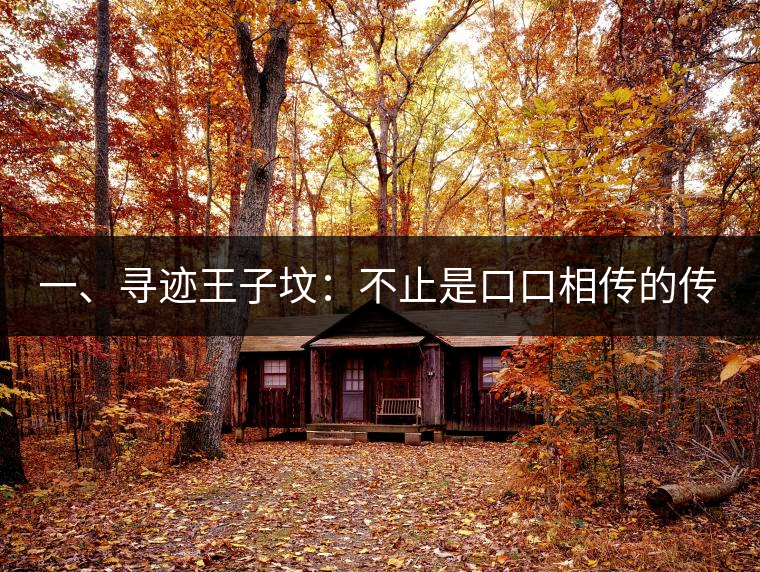 一、尋跡王子墳：不止是口口相傳的傳說，是刻在土地里的歷史