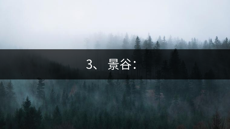 3、 景谷：?