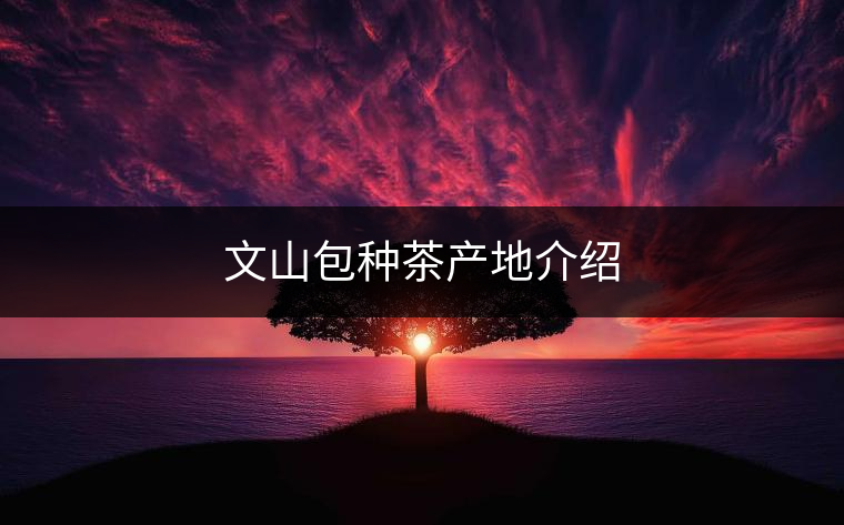 文山包種茶產(chǎn)地介紹 文山包種茶產(chǎn)地介紹